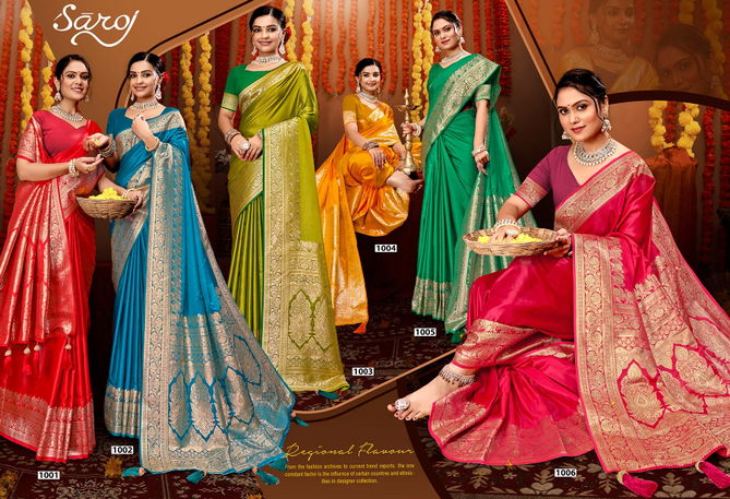 Milan Satin Silk Vol 5 By Saroj Satin Silk Designer Sarees Suppliers In India